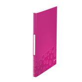 LEITZ Display Book PP WOW 40 Metallic Pink - Al Masam Stationery LLC