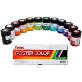Pentel WPU2 Poster Color 30ml set of 12colors - Al Masam Stationery LLC