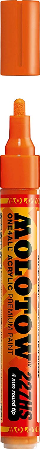 Molotow Board Tip Marker 227Hs 4Mm Dare Orange - Al Masam Stationery LLC