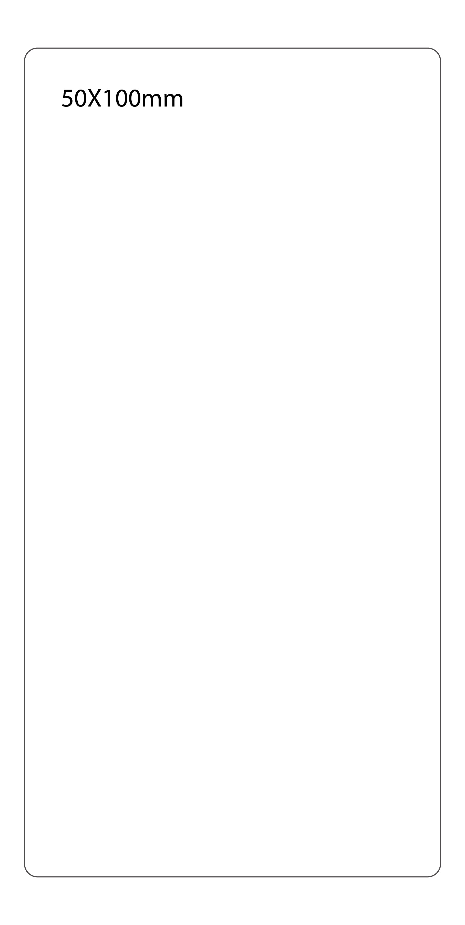 SELF ADHESIVE OFFICE LABEL-50X100mm - Al Masam Stationery LLC