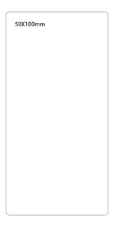 SELF ADHESIVE OFFICE LABEL-50X100mm - Al Masam Stationery LLC