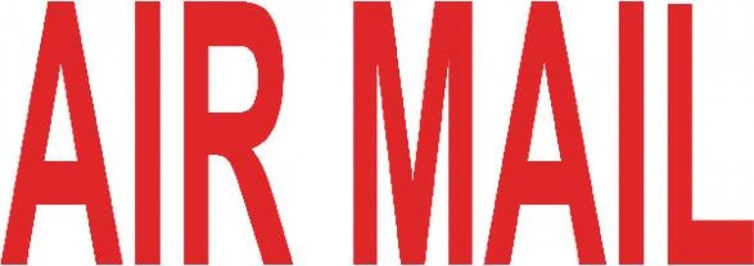 The COLOP STAMP AIRMAIL is a must-have for any mailing needs. This stamp features a sleek and efficient design that makes stamping a breeze. With its clear and precise impression, you'll save time and effort while ensuring your mail is marked with a professional touch. Modern and practical design. Self-inking stamp with easy to replace ink pad Made from 70% recycled plastic Impression size: 38x14mm Thousands of clear impressions before the pad will need replacing