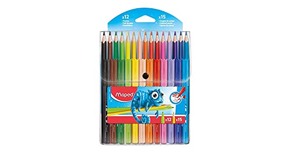 Pulse Combo Pack 15ColPencils+12 FeltTip - Al Masam Stationery LLC