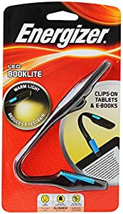 Energizer BKFN2BU Booklite Clip Book Lamp Led Flashlight