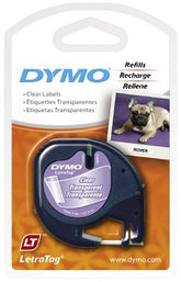 DYMO TP 12MMX4MT LT CLEAR - Al Masam Stationery LLC