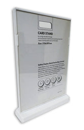 Display Stand T-Shape A4 Size With White Border - Al Masam Stationery LLC