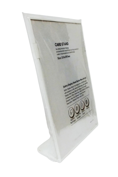 Display Stand L Shape A4 Size White - Al Masam Stationery LLC