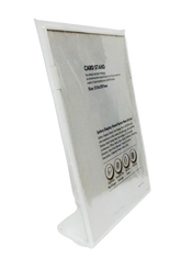 Display Stand L Shape A4 Size White - Al Masam Stationery LLC