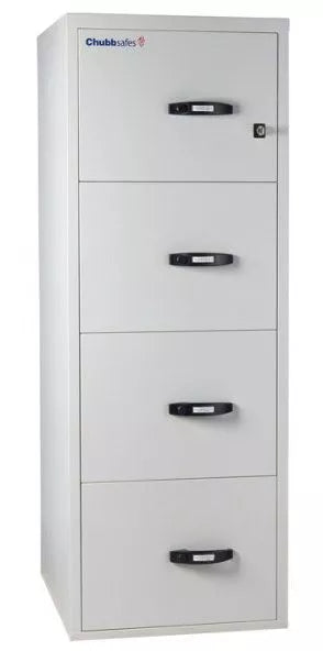 Chubbsafes Profile NT 120 31" Fire Resistant Cabinet - 4 Drawers, 1 Key Lock