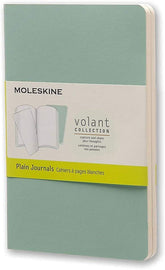 Moleskine Volant Plain Pocket Notebook Sage Green - Al Masam Stationery LLC