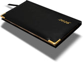 FIS Black Slim Vinyl Gold 2026 Weekly Diary - FSDI52EG26BK