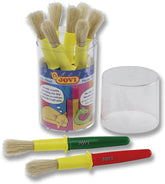 JOVI School Brushes Thick Size Jar with 9 Brushes - Al Masam Stationery LLC
