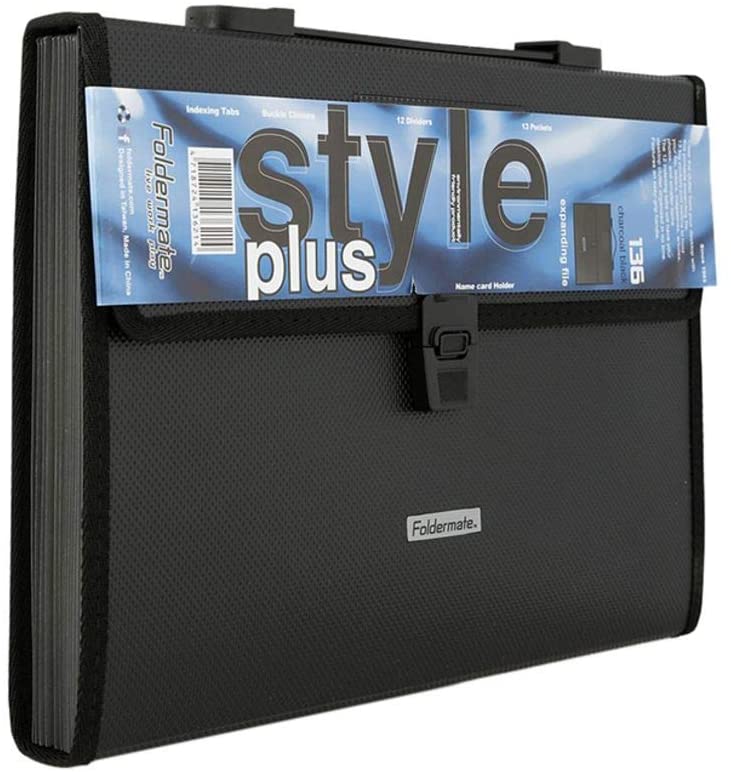 Foldermate Expanding File Black - Al Masam Stationery LLC