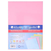 Atlas A4 Bristol Binding Cover Pink 100 Sheets - Al Masam Stationery LLC