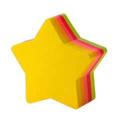 Sticky Note Pad Asstd. Colour - Star