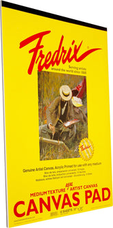 Fredrix Canvas Pads White (18x24)"- 10 Sheets - Al Masam Stationery LLC