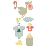 Thinlits Die Set 13Pk New Baby By Debi Potter - Al Masam Stationery LLC