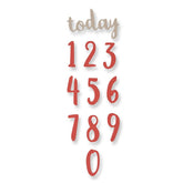 Thinlits Die Set 11Pk Brush Numbers By Debi Potter - Al Masam Stationery LLC