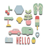 Thinlits Die Set 17Pk Summer Time By My Life Handmade - Al Masam Stationery LLC