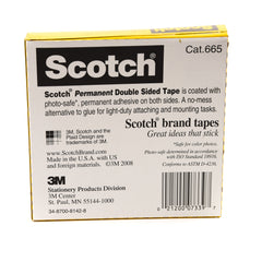 Scotch Double Side Tape in Box 1/2 x 36 yd 12mm x 33m