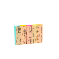 Post-it Page Markers 670-5AN. 0.5 x 1.75 in (12,7 mm x 44,4 mm) Assorted Colors
