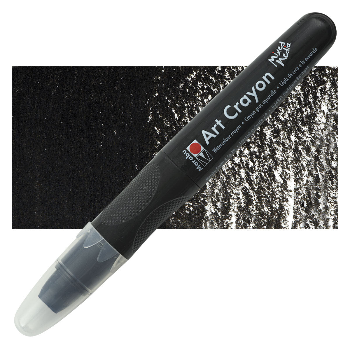 Marabu Art Crayon, 073 Black - Al Masam Stationery LLC