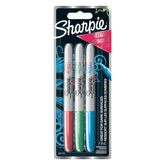 Sharpie Fine Point Metallic Permanent Marker Assorted 3 Pieces - Al Masam Stationery LLC