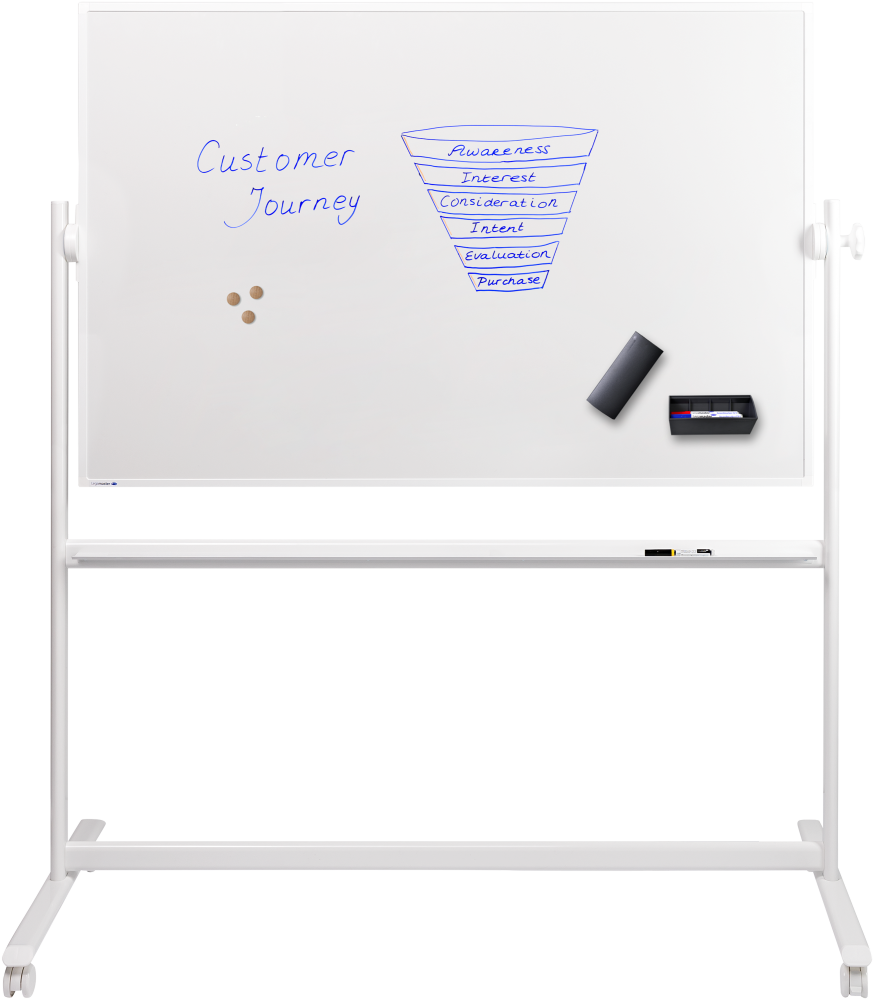 LEGAMASTER PROFESSIONAL REVOLVING WHITEBOARD 100X150CM