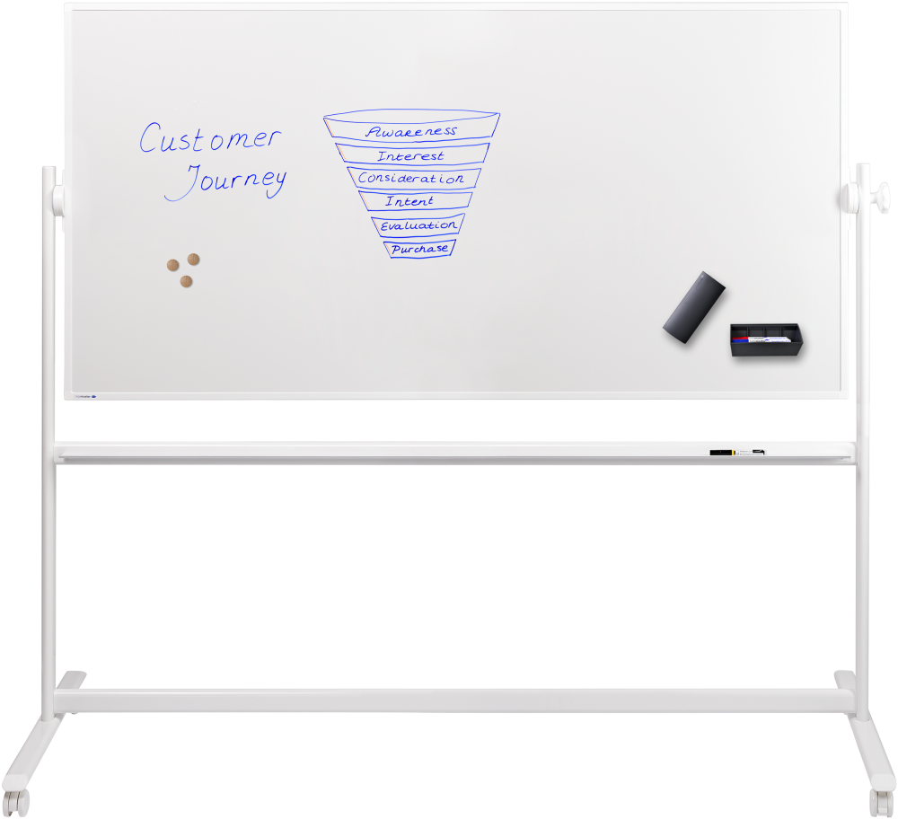Legamaster Professional Revolving Whiteboard 100x200cm