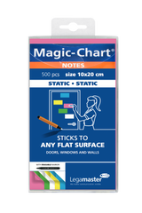 LEGAMASTER MAGIC-CHART NOTES ASSORTED 10X20 CM