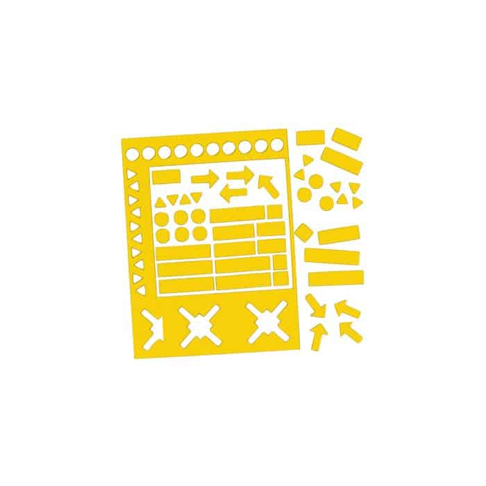 LEGAMASTER MAGNETIC SYMBOLS YELLOW 20 MM - Al Masam Stationery LLC