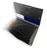 Expanding File with Rubber Band Silver A4 Size - Al Masam Stationery LLC