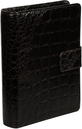 FIS Premium Crocodilus Leather Organizer 110x170mm – Brown