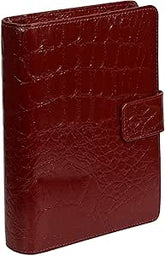 FIS Premium Crocodilus Leather Organizer 110x170mm – Maroon