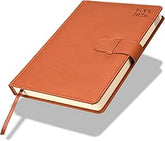 FIS Brown 170×240 PU Strap 2026 AE Diary - FSDI75AE26BR