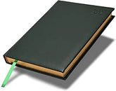 FIS Green A5 Gold-Edge PU 2026 Daily Diary - FSDI20AEG26GR