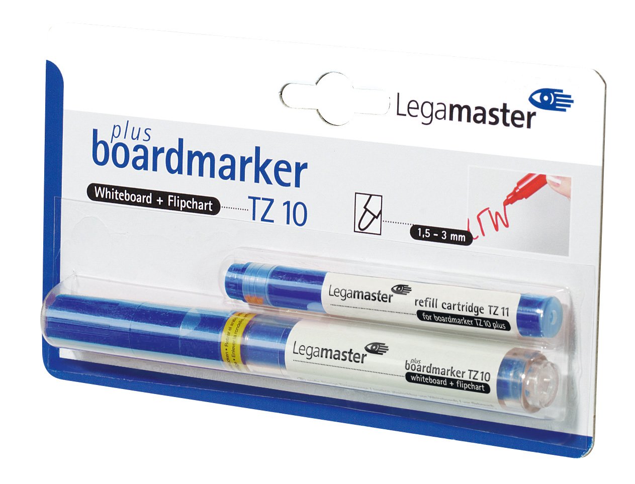 LEGAMASTER BOARD MARKER PLUS TZ 10 PACK OF 2 BLUE - Al Masam Stationery LLC