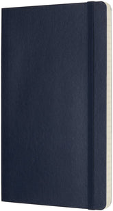 Moleskine Ruled Soft Cover Notebook Large Size Sapphire Blue - Al Masam Stationery LLC