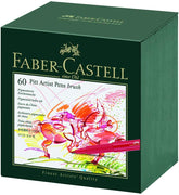 FABER-CASTELL 60 PITT ARTIST PENS BRUSH - Al Masam Stationery LLC