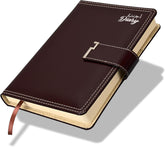 FIS Chocolate A5 Leather Lock 2026 AE Diary - FSDI86AE26D04