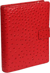 FIS Premium Struthio Leather Organizer A5 Size – Red