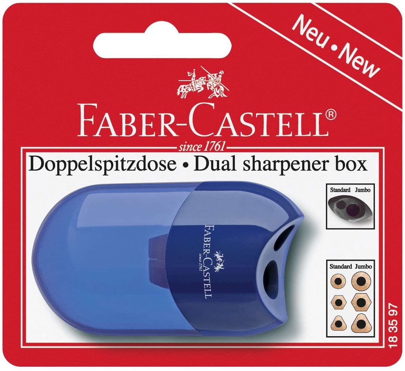 FABER-CASTELL DUAL SHARPNER - Al Masam Stationery LLC