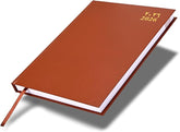 FIS Brown 170×240 Hard Cover 2026 AE Diary - FSDI75AEV26BR