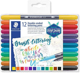 Staedtler 3004 TB12 Double tip Hand Lettering (Fine Tip and Brush Tip) - Al Masam Stationery LLC