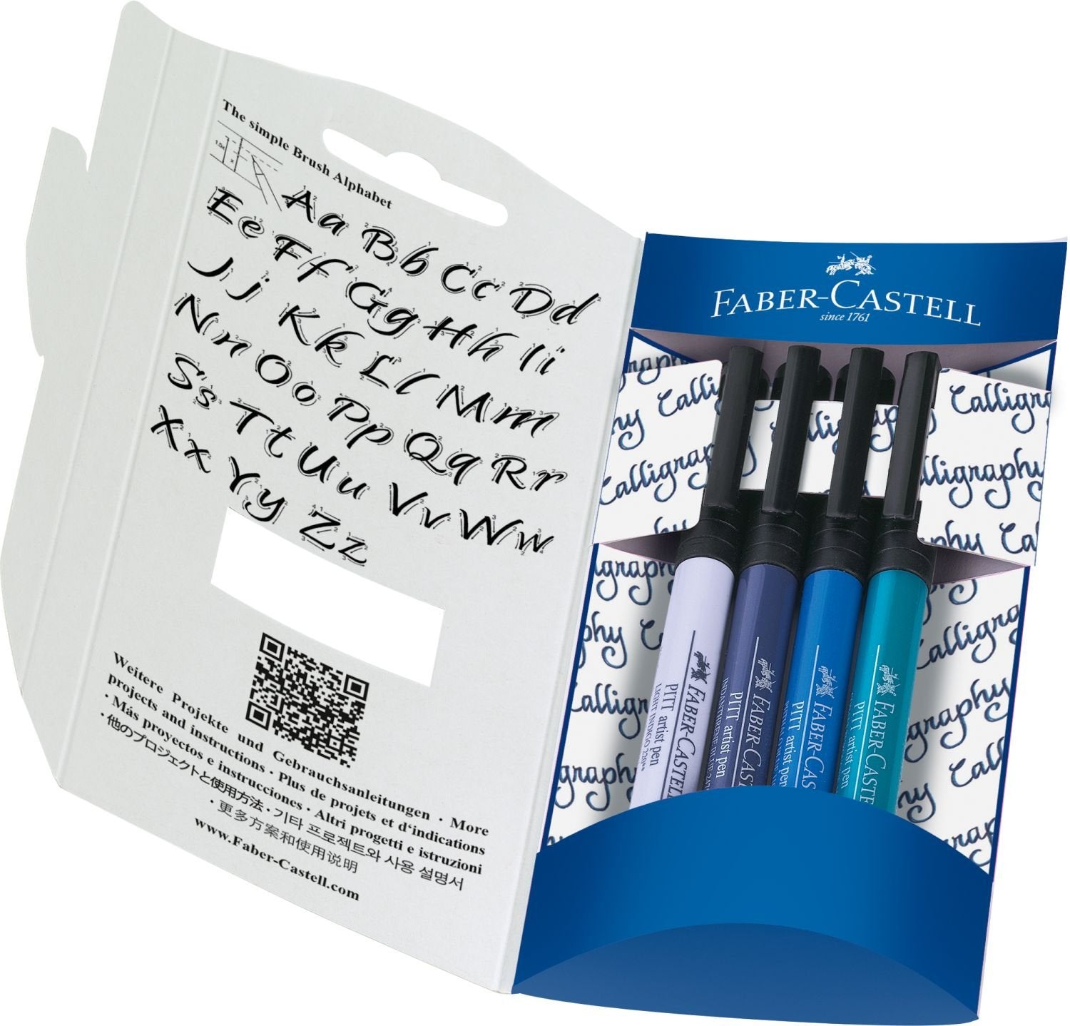 FABER-CASTELL India ink Pitt Artist Pen calligr. set - Al Masam Stationery LLC