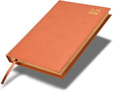 FIS Brown A5 Gold-Edge PU 2026 Diary - FSDI26AEG26BR