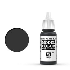 Vallejo 205:MODELCOLOR 855-17ML. BLACK GLAZE