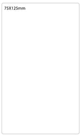 SELF ADHESIVE OFFICE LABEL-75X125mm - Al Masam Stationery LLC