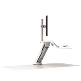 Fellowes Lotus Rt Sit-Stand Workstation - White - Al Masam Stationery LLC
