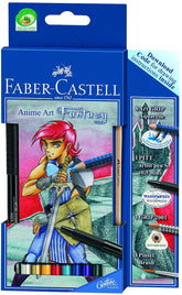 FABER-CASTELL Art Grip Aquarelle Studio Qulaity Color Pencils Anime Art "Fantasy" - Al Masam Stationery LLC